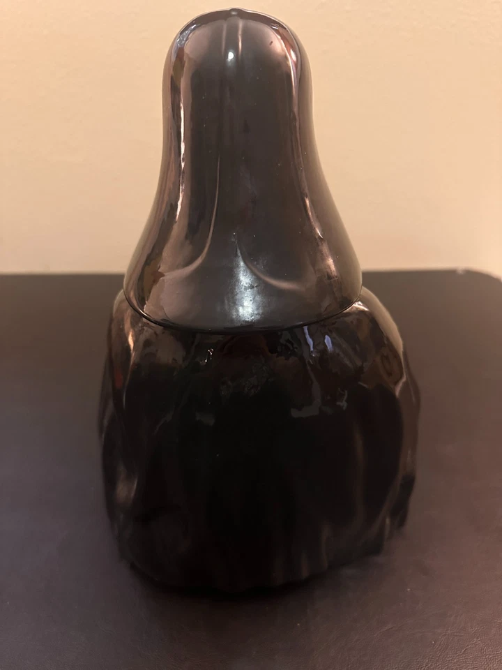 Vintage 1977 Star Wars Darth Vader 12" Ceramic Bust Figurine Red Details - Image 3 of 4