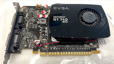 EVGA NVIDIA GeForce GT740 SC 2GB GDDR5 PCI-E Mini HDMI 2×DVI Video Grafikkarte