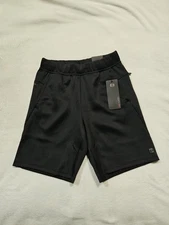Layer 8 Shorts Mens Sz S Black Qwick-Dry Athletic Drawstring Pockets Quick-Dry