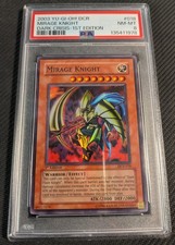 Yugioh Mirage Knight DCR-018 1st Edition Super Rare PSA 8 NM-MT!