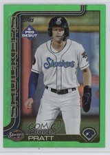 2025 Topps Pro Debut Green Foil 12/99 Cooper Pratt #PD-5 4z8