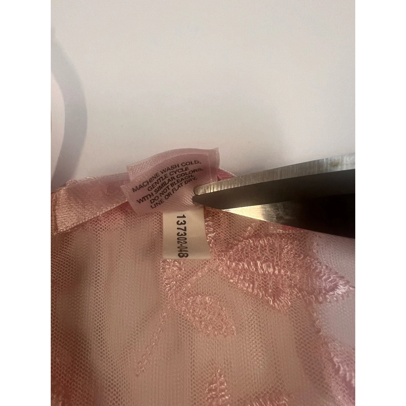 UNDERCOVER Abito slip Victorias Secret Coquette floreale delicato rosa morbido floreale a rete taglia XL