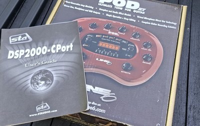 LINE6 POD XT Guitar Effekt Gitarre Effektgerät in OVP engl. Anleitung PRÜFSIEGEL