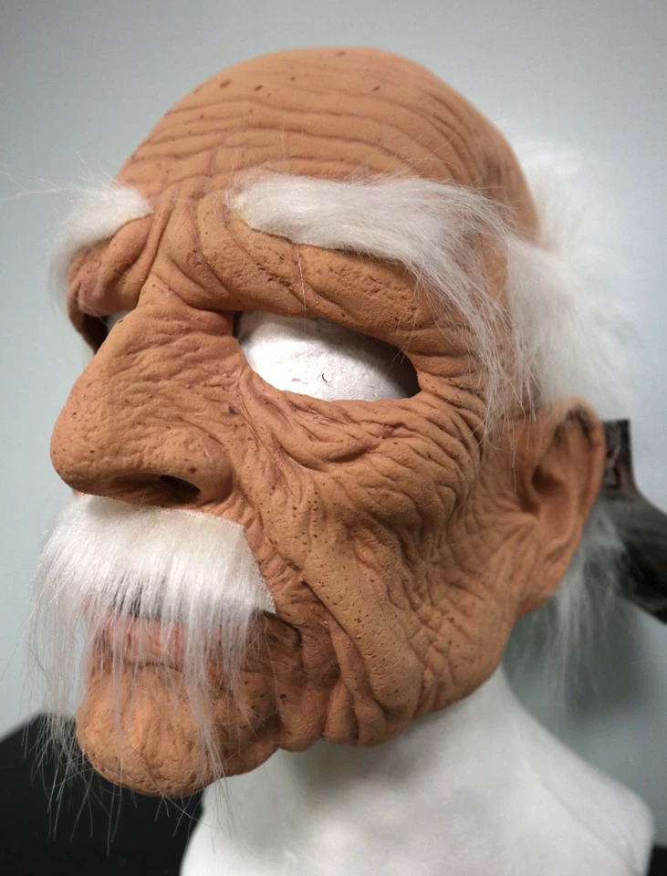 Máscara hecha a mano para adultos "Grand Dad" de Zagone Studios Foto 4 de 4