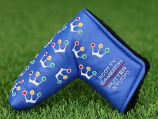 Scotty Cameron 2002 Blue "MINI CROWNS" Titleist Blade Putter Headcover