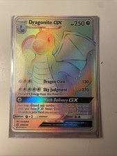 Pokémon TCG Dragonite GX Unified Minds 248/236 Holo Secret Rare 