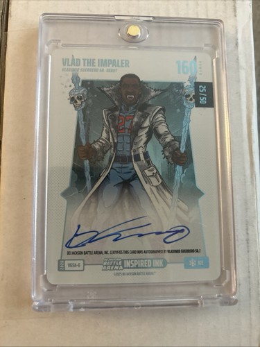 Bo Jackson Battle Arena Vlad The Impaler Vlad Guerrero Ice Auto Autograph 25/50