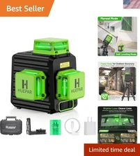 Precision Self-Leveling Green Laser Level with Case – Ideal for Construction