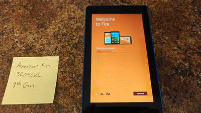 Amazon Fire HD 7 in Blue - Works!