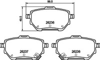Hella Pagid BremsbeläGe Bremsbelagsatz FüR Toyota Corolla Stufenheck E21 _E21_