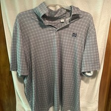 Men'sXL Notre Dame Fighting Irish Golf Polo Blue