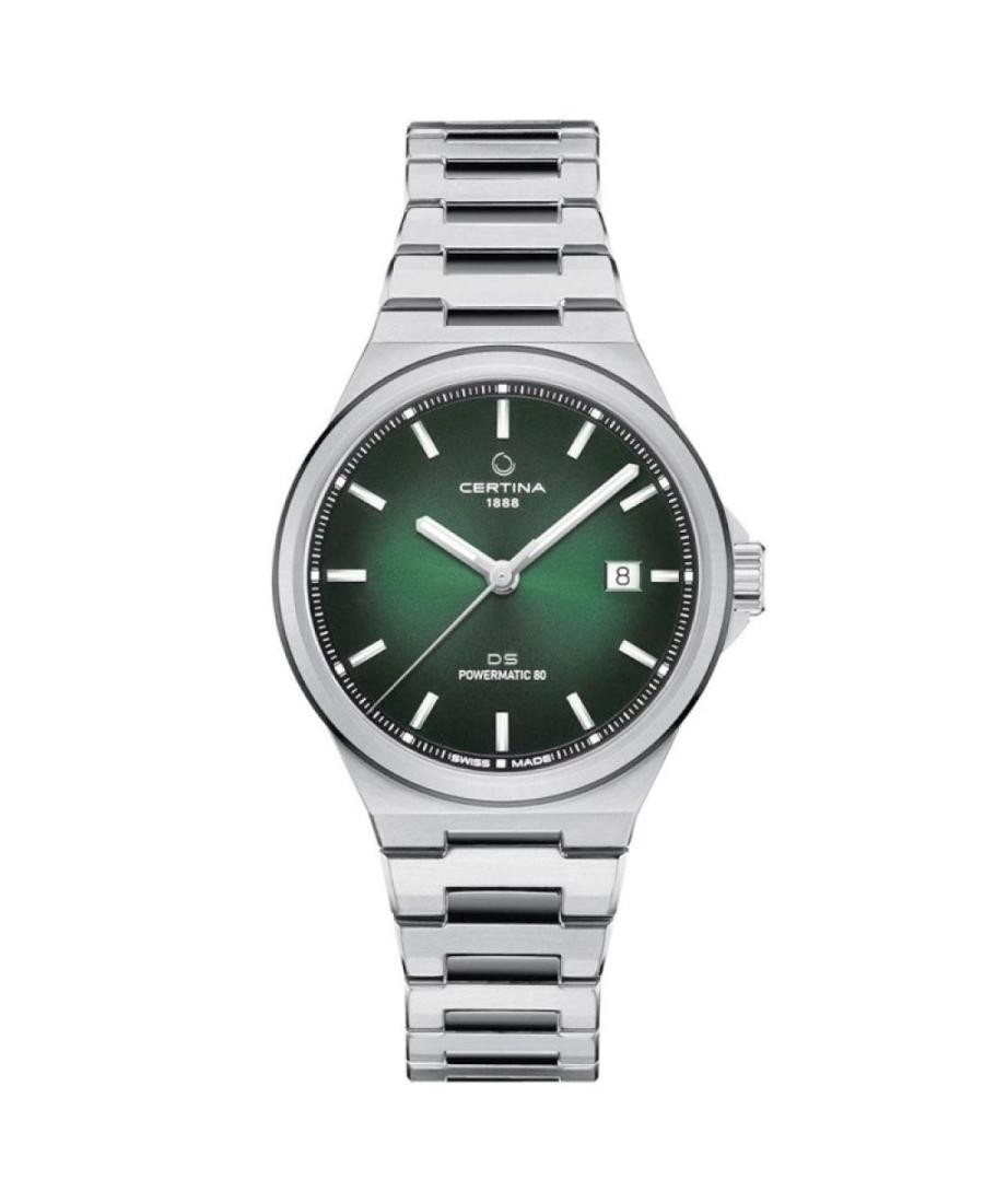 CERTINA Men Analog Automatic Casual Watch Classic Dress Green Dial Waterproof Ro