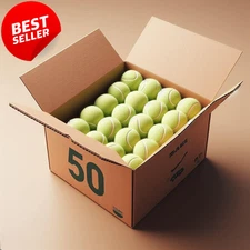 Advanced Tennis Balls Bulk 30/50/100 Durable Practice Dog Training Ball - US