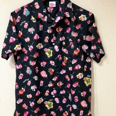 Kirby of the Stars 30th anniversary Shirt Random Black Avail Limited Size M NEW