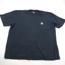 Carhartt Shirt Mens 2XL Short Sleeve Crew Neck Pocket Casual Outdoors