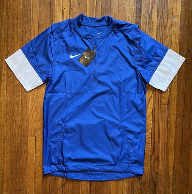 NEW Nike Mens Windbreaker Hitting Jacket 1/4 Zip Sz Small NEW Nike Mens Windbreaker Hitting Jacket 1/4 Zip Sz Small