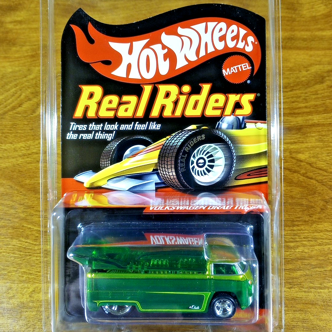 Hot Wheels RLC Real Riders VW Volkswagen Drag Truck 883/6000 Green