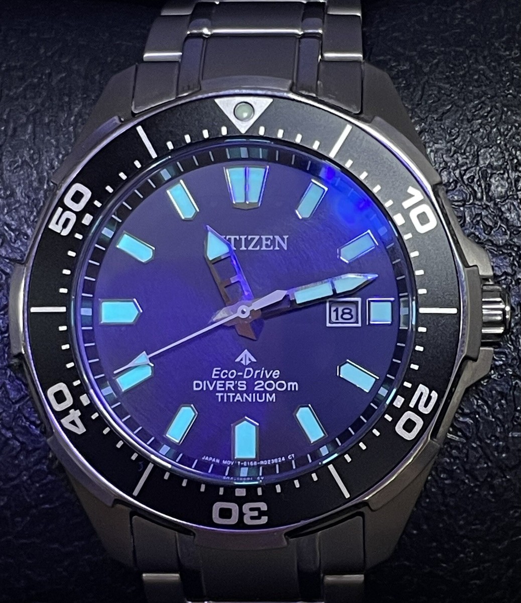Citizen E168 Promaster Titanium Diver Luminous Eco-Drive 44mm