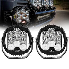 5/7inch Car LED Work Light Pods Spot Flood Combo Offroad SUV Driving Fog Lamp 