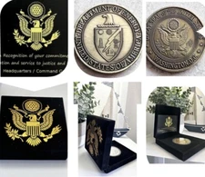 DOE US Department of ENERGY US Government Bronze Plated-Challenge Coin USA