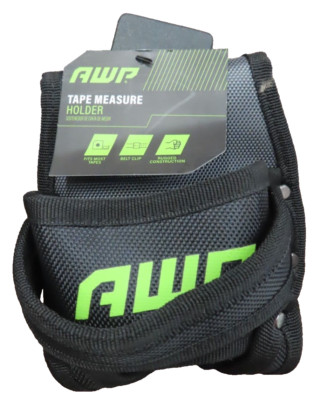 AWP Tape Measure Holder Pouch Belt Clip Rugged Construction New
