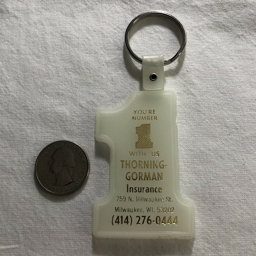 Thorning Gorman Insurance Milwaukee Wisconsin Glow In Dark Keychain Key ...