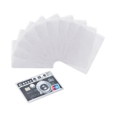 	Honbay 20PCS Transparent Plastic Vertical ID Credit Card Holder Protector Sl...