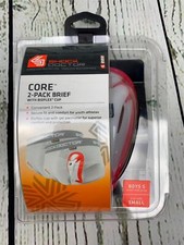 Shock Doctor Boys Core Brief 2 Pack with Bio Flex Cup Small