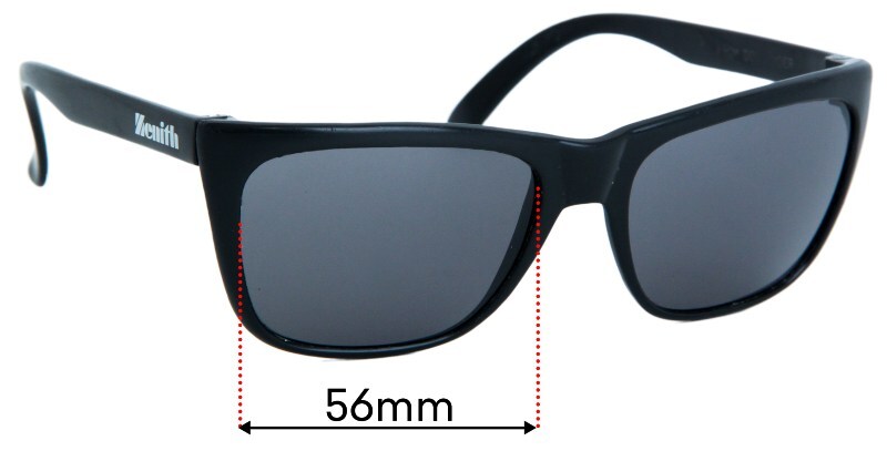 SFx Replacement Sunglass Lenses Fits Zenith From Downunder 55mm Wide