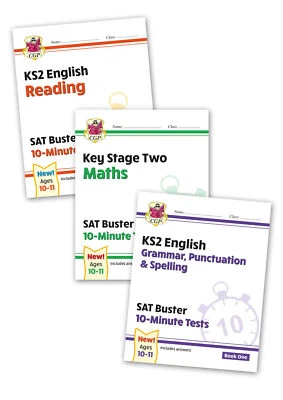 KS2 Maths & English SAT Buster:10-Minute Tests for the 2023 Exams Book 1 CGP