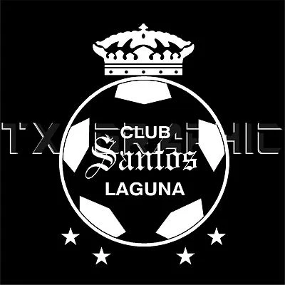 ORACAL DECAL FOR CLUB SANTOS LAGUNA SOCCER FUTBOL VINYL STICKER LA LIGA MEXICO
