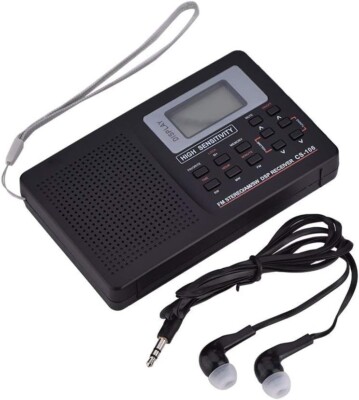 Portable Full Band AM/FM/SW/MW/LW Radio Digital Stereo Speaker Player ...