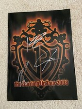 Jonas Brothers SIGNED!! Autographed Burning Up Tour Program 2008 Nick Joe Kevin