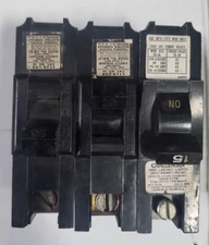 FPE Single Pole 15 Amp Thick Type NA 120/240 VAC Circuit Breaker (QTY 3)