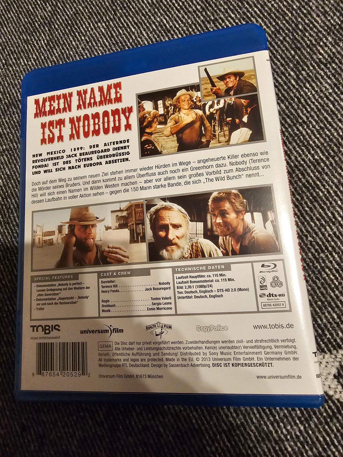 Mein Name ist Nobody Terence Hill Henry Fonda Bluray eBay
