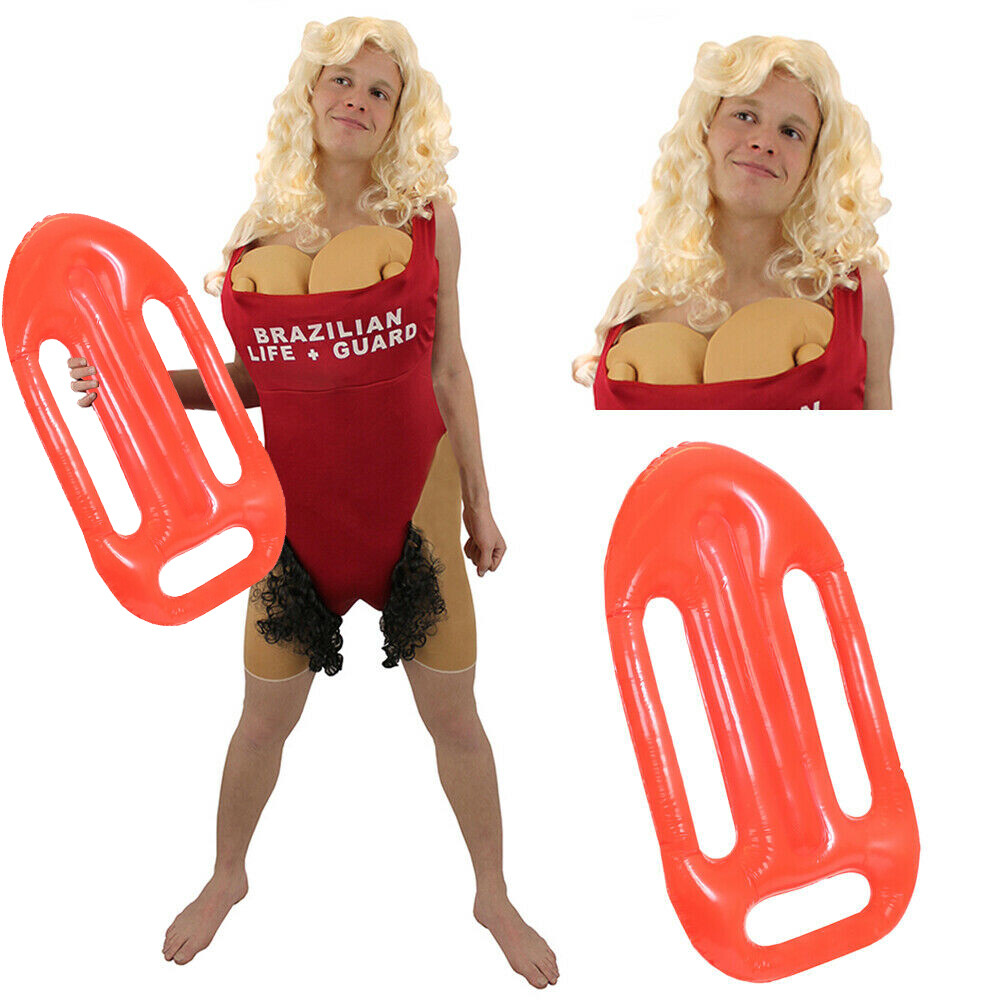 DISFRAZ DE SALVAVIDAS TETONA CIERVO PARA HOMBRES DIVERTIDO DISFRAZ BABS BRASILEÑOS TRAJE PARA ADULTOS