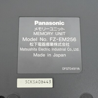 3DO Memory Unit FZ-EM256 with CD Panasonic JAPAN Game Tested Ref