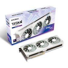 SPARKLE Intel Arc B580 TITAN OC 12GB GDDR6 PCIe 4.0 Graphics Card White GPU New