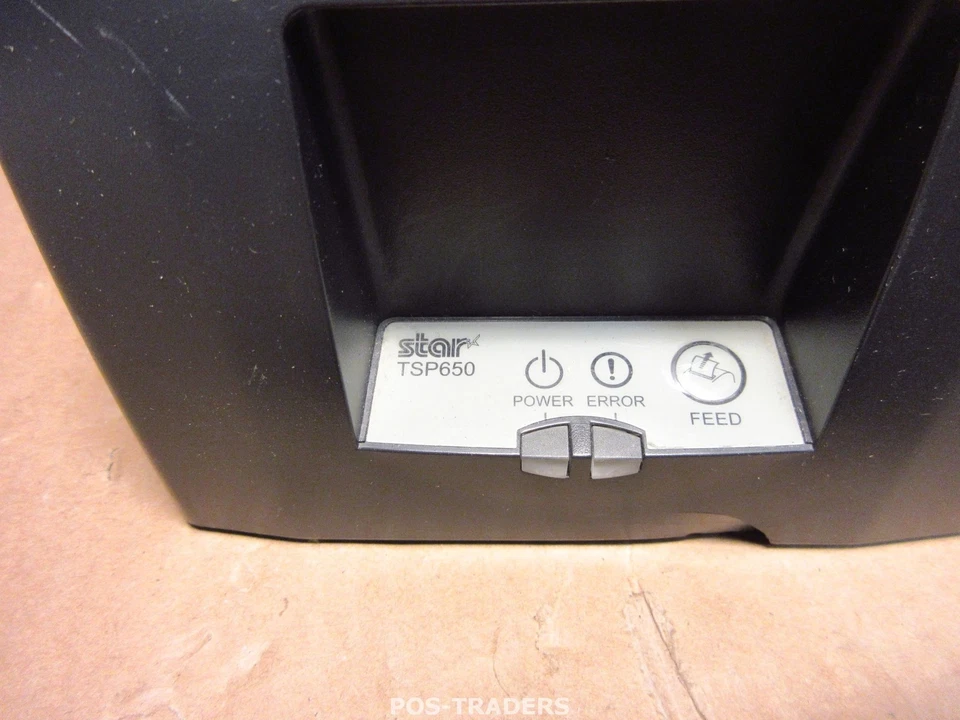 STAR TSP650 Thermal Receipt Ticket POS USB Printer Drucker Black TESTED OK - Bild 2 von 4