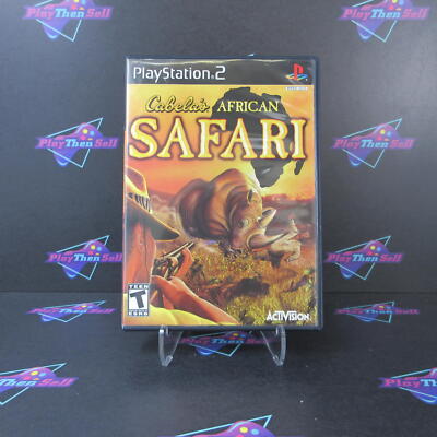 Cabela's African Safari PS2 PlayStation 2 AD/NM - (See Pics)
