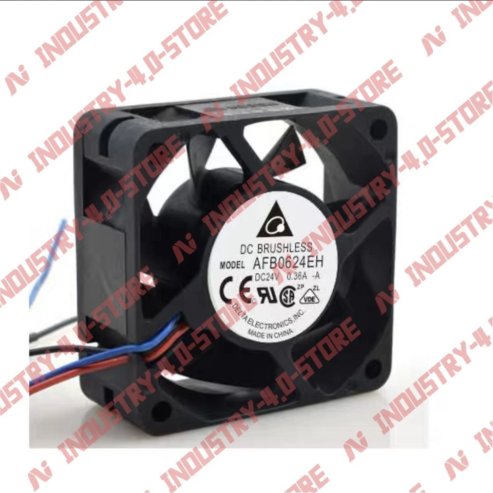 1PCS New Delta AFB0624EH-A 24V 0.36A Double Ball Cooling Fan - Image 3 of 4