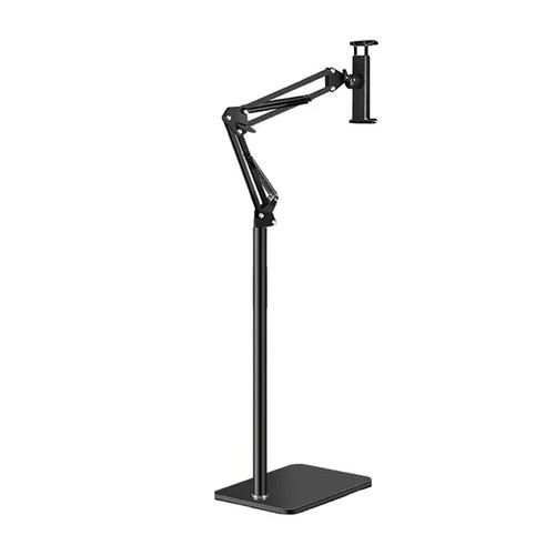 Soporte de piso ajustable universal 360° para iPad/tableta/teléfono 4~11" acero - Imagen 14 de 14