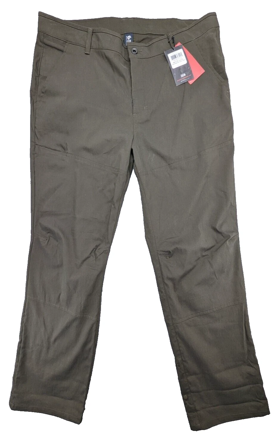 Mountain Hardwear Mens AP Pant 38W 30L Khaki Hiking Tech Articulated 38x30