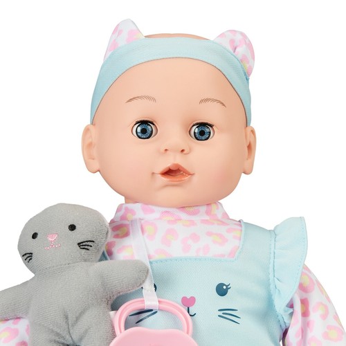NEW My Sweet Love Sweet Baby Doll Set, 4 Pieces- Doll, bottle, kitty & pacifier - Picture 4 of 4