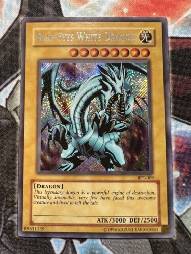 HP - Blue-Eyes White Dragon BPT-009 2003 Tin Limited Edition Secret Rare YuGiOh - Picture 1 of 11