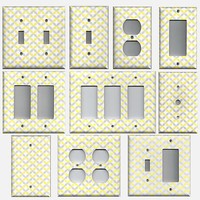 Light Yellow & Gray/grey Geometric Circles Light Switchplates & Outlet Covers Light Yellow & Gray/grey Geometric Circles Light Switchplates & Outlet Covers