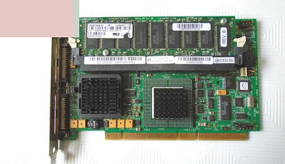 1pc used PCBX518-B1 PCI-X SCSI 125M RAID array card