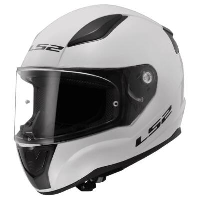 Neu: Motorradhelm LS2 - Integral FF353 Rapid II - Weiß glänzend - Größe M