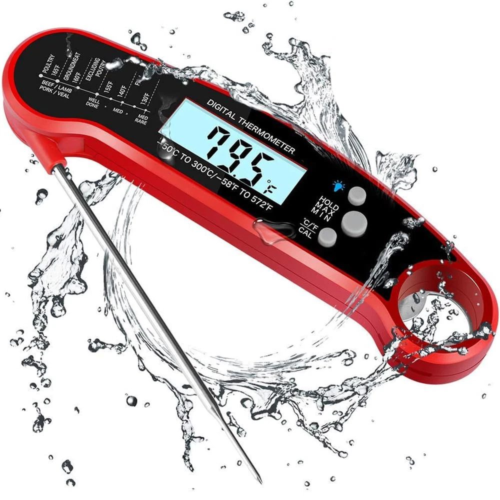 Meat Thermometer Digital for Grilling and Cooking Waterproof Instant Read Food T