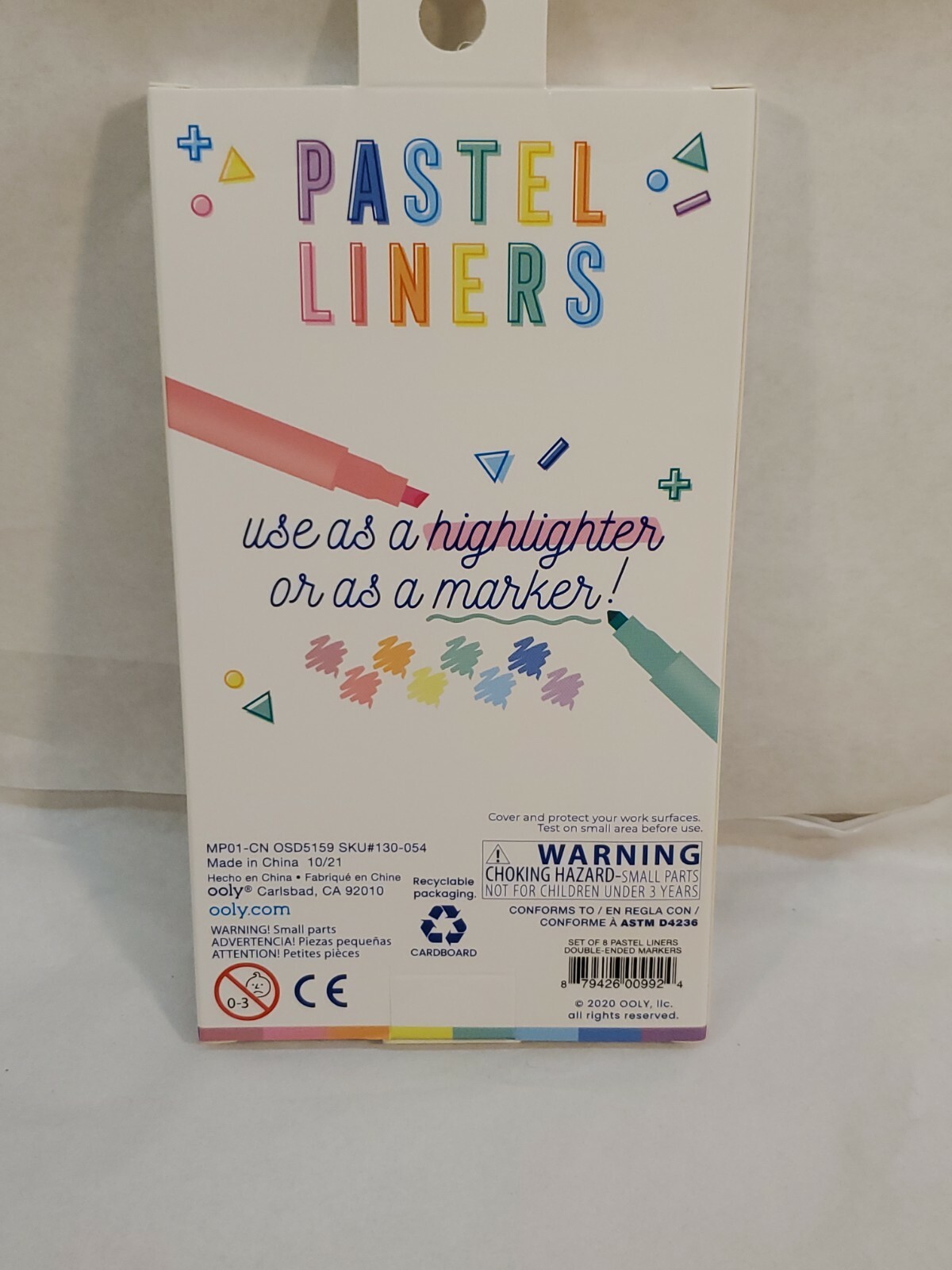 Ooly Pastel Liners Double Ended Markers - Pastel Liners Double Ended Markers